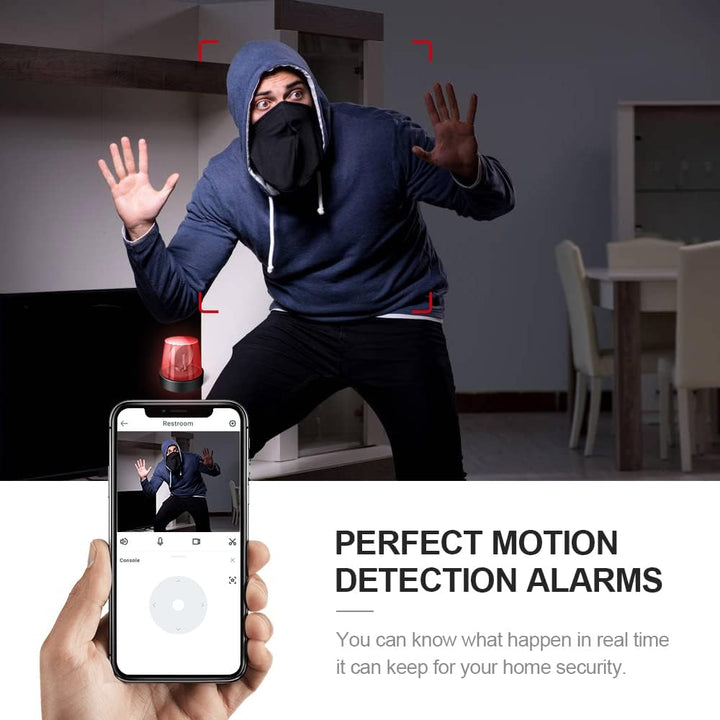 Mini Security Camera 4K WiFi Hidden Indoor Cam with Night Vision