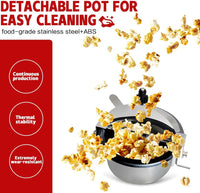 Retro Red Electric Tabletop Popcorn Maker with Timer – Calvano