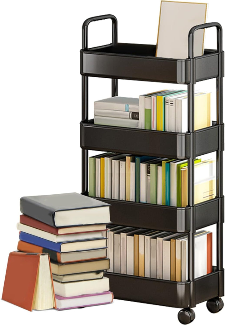 Rolling Utility Cart with Wheels & Handle – Veyora