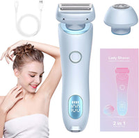 Women’s Electric Shaver with 3 High-Speed Blades and 3D Floating Foil – Nivora