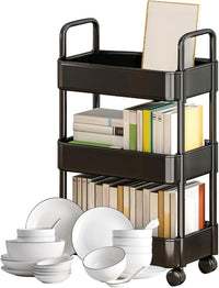 Rolling Utility Cart with Wheels & Handle – Veyora