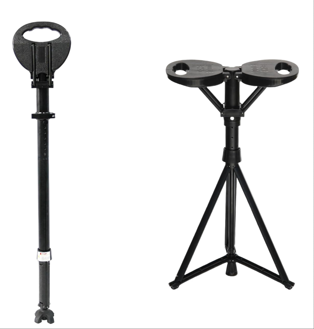 Foldable Walking Cane with Seat – StepMate