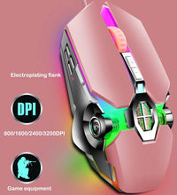 87-Key Mechanical Gaming Keyboard RGB Backlit Blue Switch