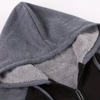 Men's hoodie lined with Sherpa fleece – Niels