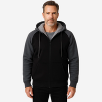 Men's hoodie lined with Sherpa fleece – Niels