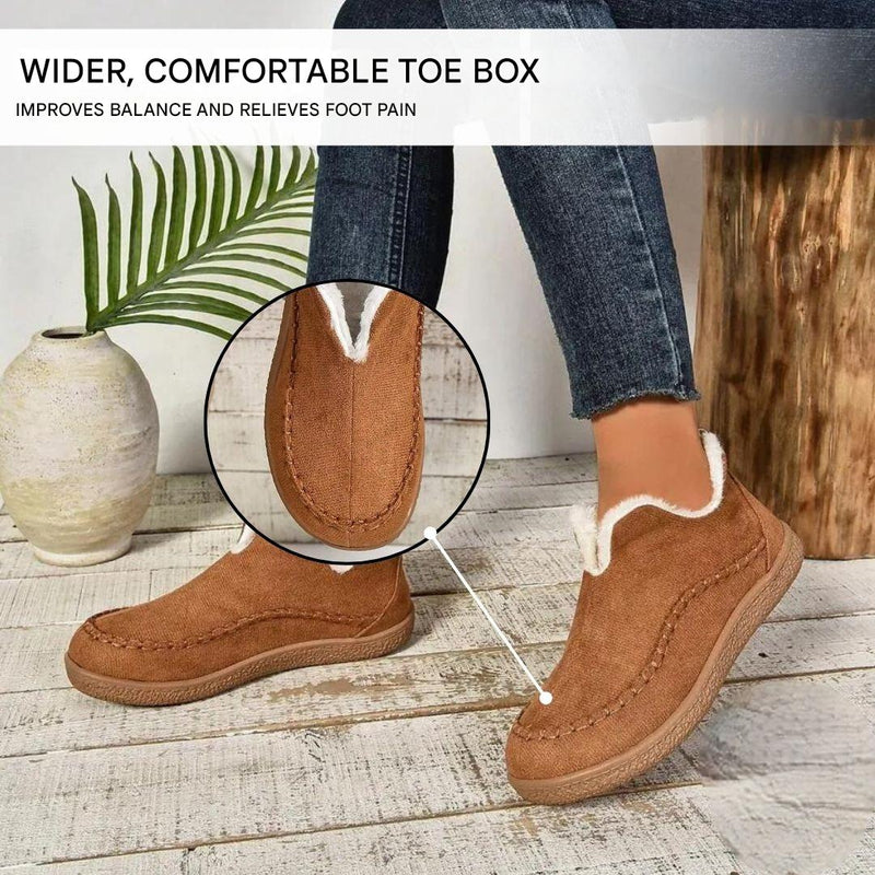 Fleece-lined barefoot shoes – Amalia