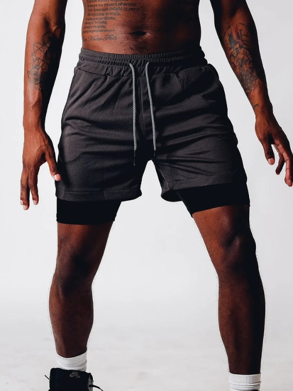 2-in-1 Summer Sports Shorts for Men – Felix