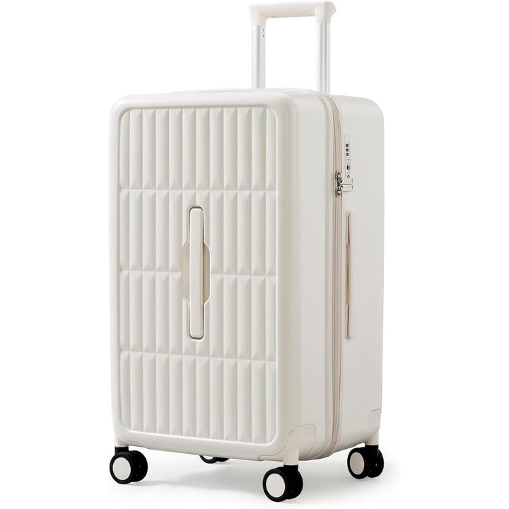 Airline-Approved 20" Carry-On Luggage with 3:7 Split & Triple-Layer PC Shell