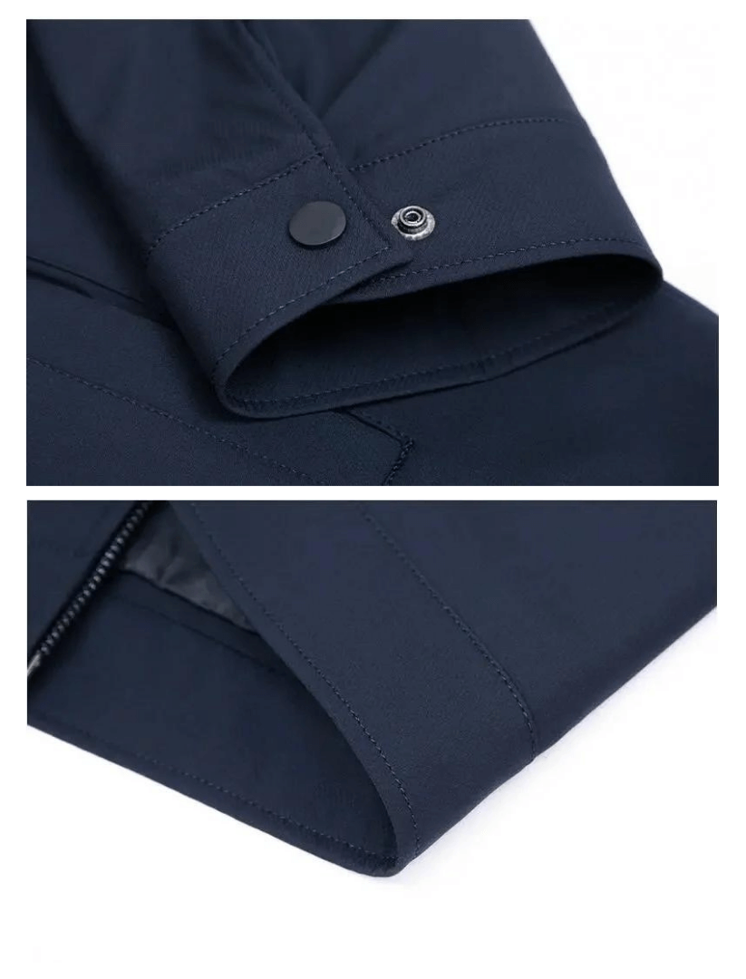 Padded men's winter jacket made of polyester – Arvid