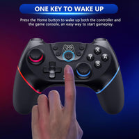 Wireless Switch Controller with Hall Effect Joysticks and Turbo Function – Nexora