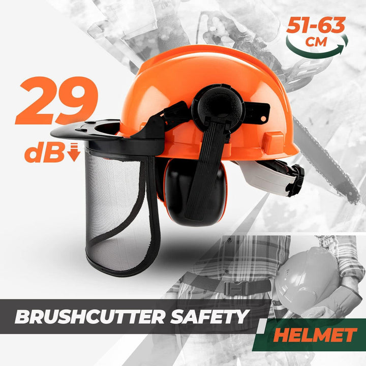 Forestry Safety Helmet with Face Shield & Ear Muffs – ArborMax