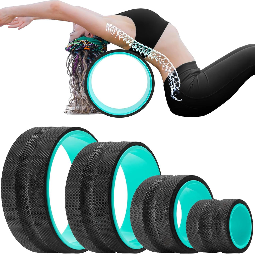 Back Roller Wheel Set of 4 with Yoga Blocks – Artheva