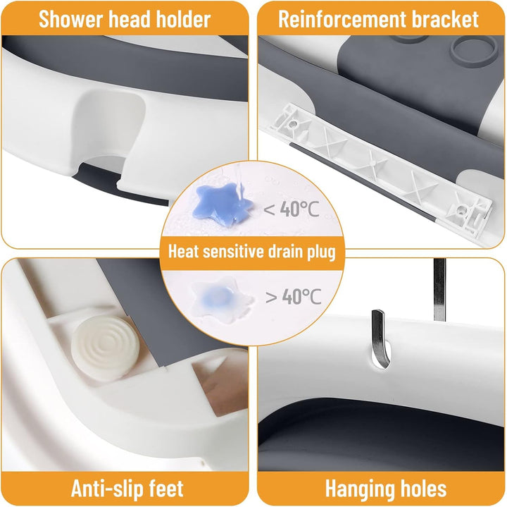 Collapsible Baby Bath Tub with Net – BathNest
