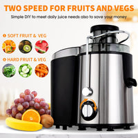 Cold Press Juicer with 3 Speeds – JuicePro