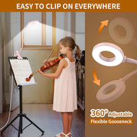 3 Colour Modes LED Desk Clamp Lamp with  & Flexible Gooseneck – Selvara (1+1 FREE)