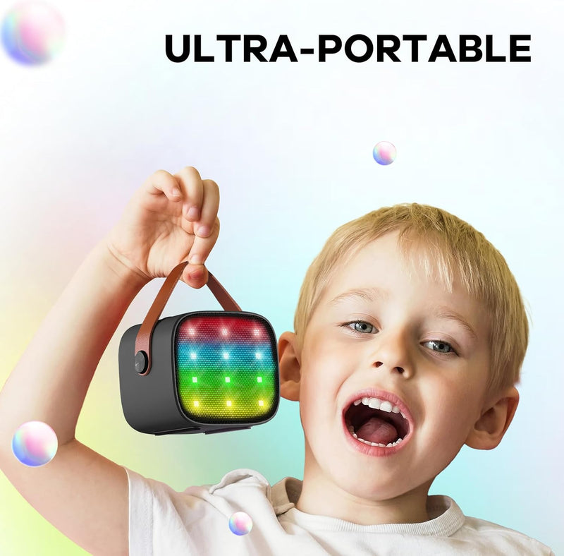 Portable Mini Karaoke Machine with Bluetooth Speaker & 2 Wireless Mics – Veylo