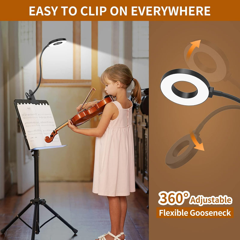 3 Colour Modes LED Desk Clamp Lamp with  & Flexible Gooseneck – Selvara (1+1 FREE)