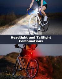 Ultra Slim USB Rechargeable Bike Light Set with 4+6 Modes – SlimBeam