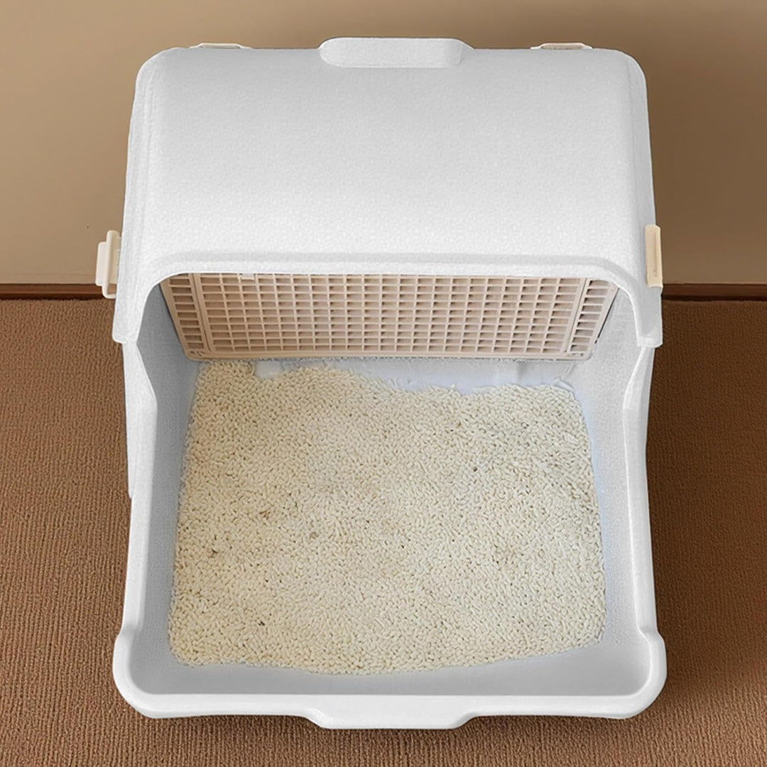 Automatic Odourless Litter Box with Open-Top Design – Felvora