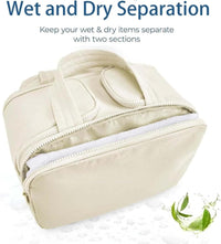 Travel Cosmetic Bag – Large Waterproof Toiletry & Makeup Organizer (4-in-1) – Selvane
