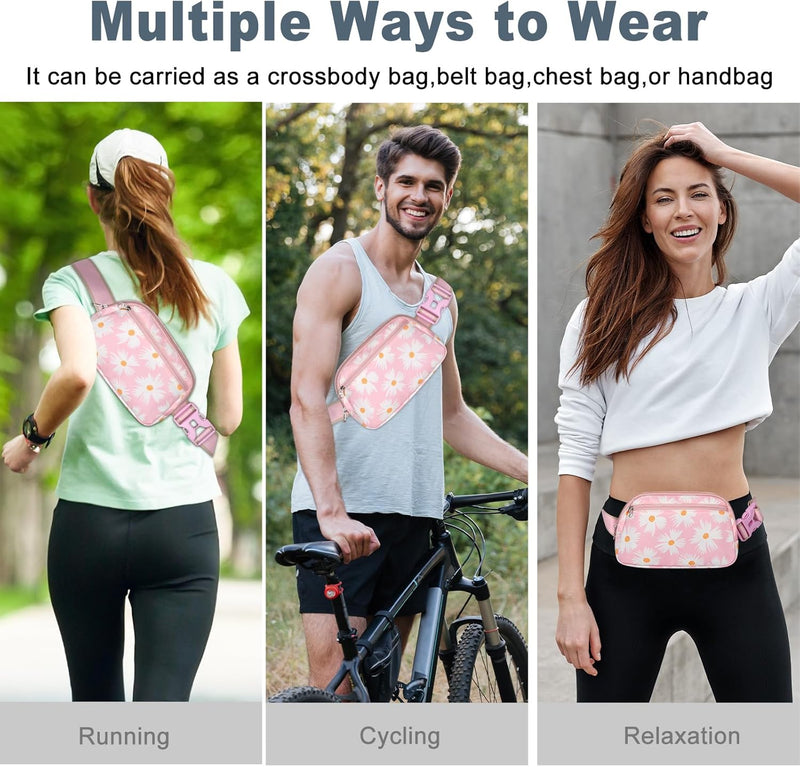 Lightweight Mini Crossbody Waist Bag with Adjustable Strap – Unisex Everyday Pack (1+1 FREE)