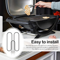 High-Power Stainless Steel Grill Heating Coil 2200W for Outdoor Electric BBQ – Zeythra