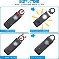 Personal Alarm Keychain 1+1 FREE – Veyora