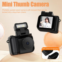 Mini Keychain Digital Camera with 1080P Video and Retro Design – Rivoma