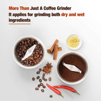 Electric Coffee & Spice Grinder with Removable Cup – BrewMate