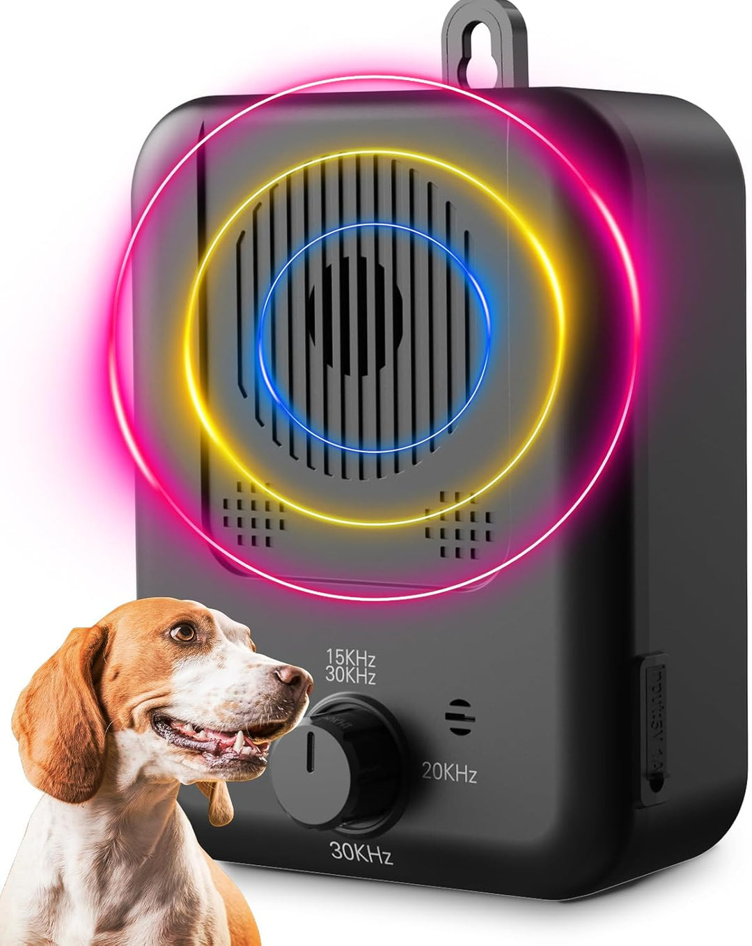 Rechargeable Ultrasonic Anti Barking Device with 50ft Range – Calvero