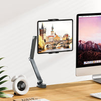 Adjustable Aluminum Tablet Desk Stand with 360° Rotation – Movaro