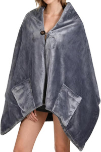 USB Heated Shawl – Portable Electric Wrap with 3 Heat Levels & Overheat Protection – Venora