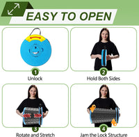 Collapsible Stool with Cushion – SitMax