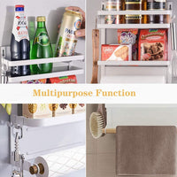 Magnetic Fridge Spice Rack with Paper Towel Holder – Oryden