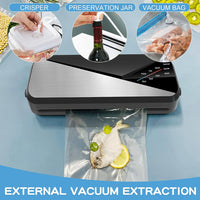 6-in-1 Vacuum Sealer with 80kPa Suction and 30cm Sealing Strip – Fresvyn