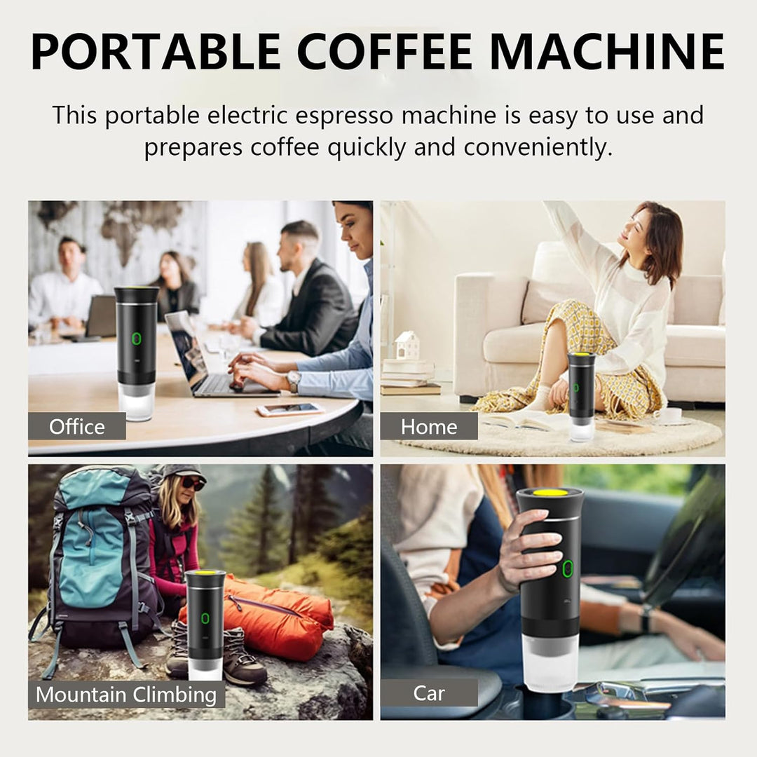 Portable 3-in-1 Espresso Coffee Maker with Rechargeable Battery – Raverno