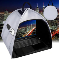 Laptop Sun Shade – Foldable Anti-Glare Privacy Tent for 13–16" Devices – Travory