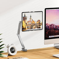 Adjustable Aluminum Tablet Desk Stand with 360° Rotation – Movaro