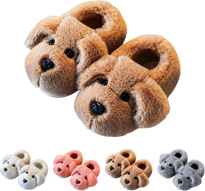 Kids' Slippers with Puppy Design – PuppyPaws