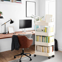 Rolling Utility Cart with Wheels & Handle – Veyora