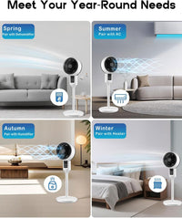 Adjustable Pedestal Fan with 3D Oscillation – Aerion