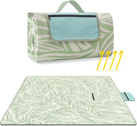 Extra Large Waterproof Picnic Blanket 200 × 200 cm with 3 Layers – MeadowRest