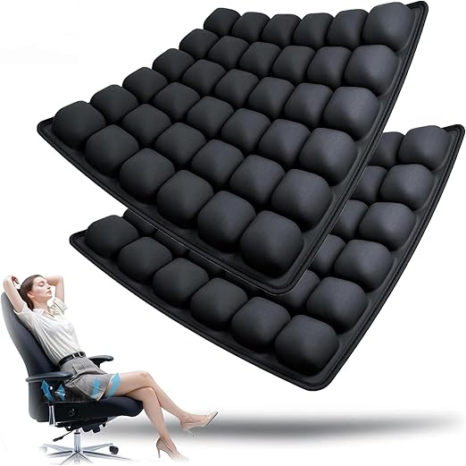 Inflatable Travel Seat Cushion with Ergonomic Pressure Relief – AirComfort