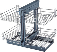 Robust Carbon Steel Blind Corner Cabinet Pull Out Shelf – Zevora