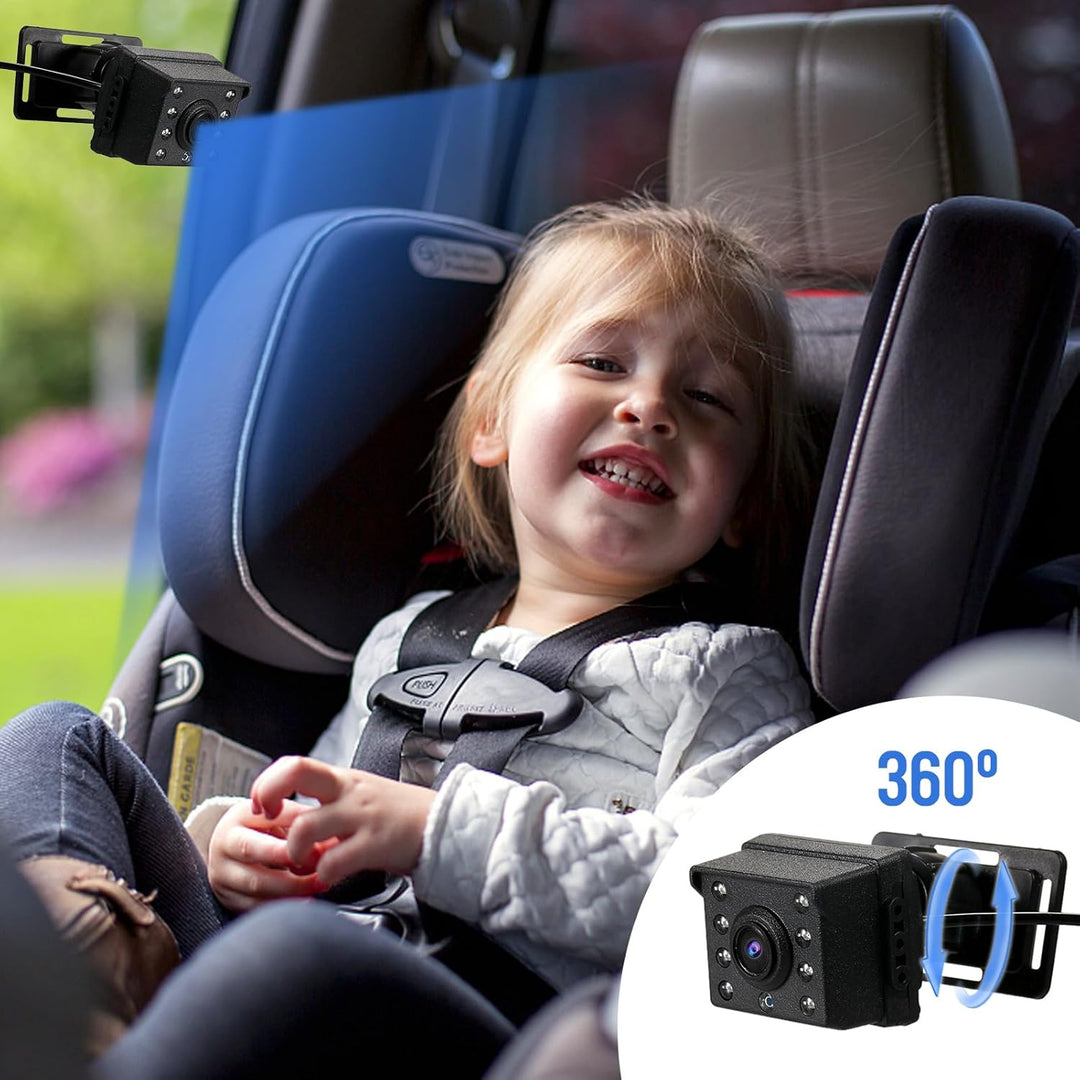 Baby Car Mirror with 1080P Camera & 4.3'' Screen – Solvian