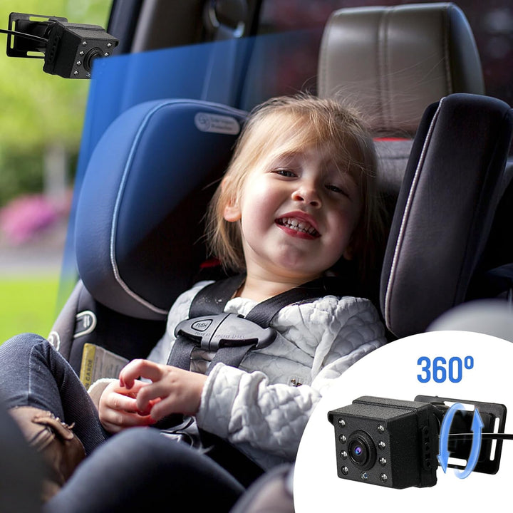 Baby Car Mirror with 1080P Camera & 4.3'' Screen – Solvian