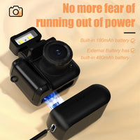 Mini Keychain Digital Camera with 1080P Video and Retro Design – Rivoma