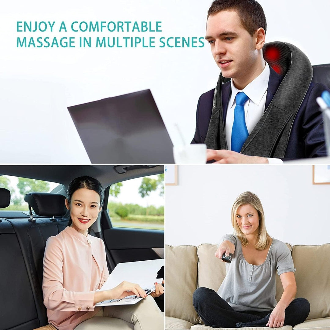 Shiatsu Massage Cushion with Infrared - FlowRelief-State of Style