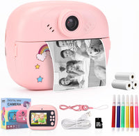 Instant Print Kids Camera with Dual Lens, HD Video and Creative Kit – Lymora