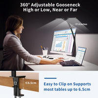 77 LED Desk Clamp Lamp with 70cm Flexible Gooseneck – Ravien